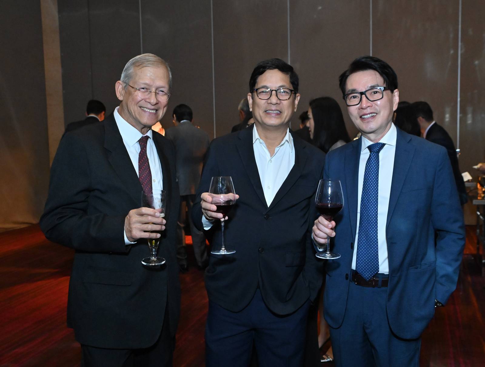 (FROM left) Gabby La’O, Francis Manglapus and David Ng.